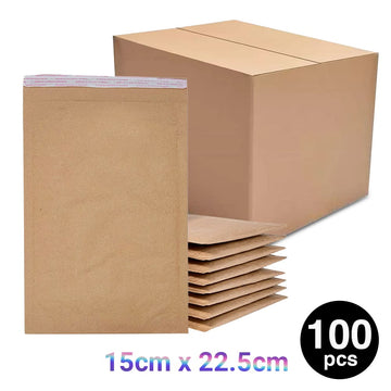 Honeycomb Compostable Paper Padded Mailer 15x22.5cm
