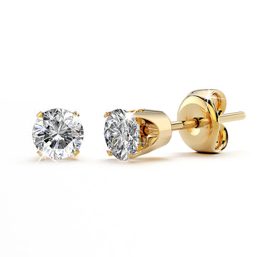 3/8ctw Diamond 14k Gold Stud Earrings GH/SI3