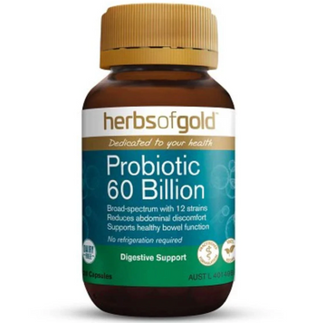 Herbs of Gold Probiotic 60 Billion 30 Capsules