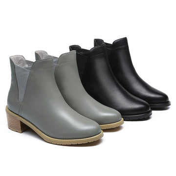 EVERAU® UGG Heel Boots Women Chelsea #EA4016