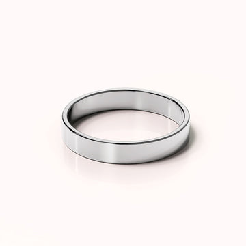 Solid 925 Sterling Silver Classic Band