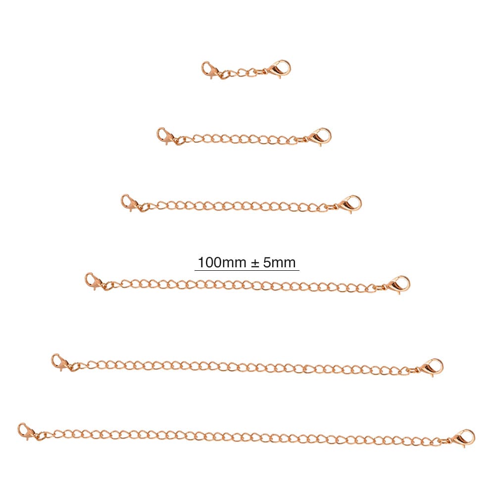 Obsession Necklace Extender Encased in 18k Rose Gold