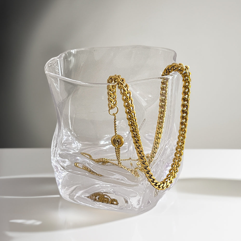 Gold Fox Tail Chain Necklace