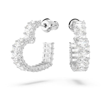 Swarovski® Matrix hoop earrings