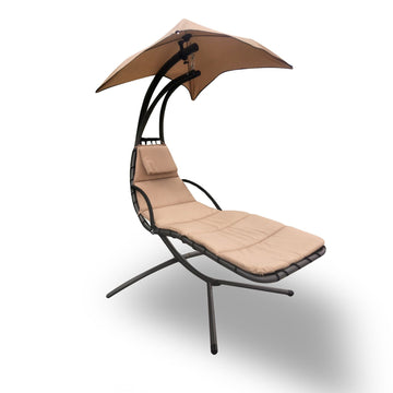 Arcadia Furniture Hammock Swing Chair Chaise Lounger Waterproof Outdoor