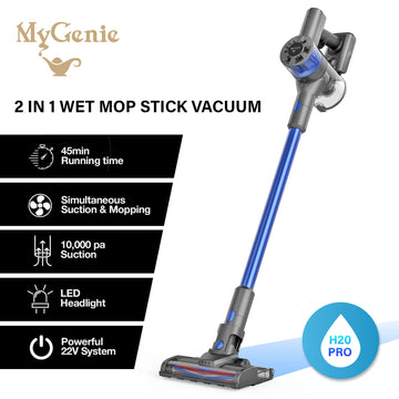 MyGenie H20 PRO Wet Mop 2-IN-1 Cordless Stick Vacuum Cleaner Handheld