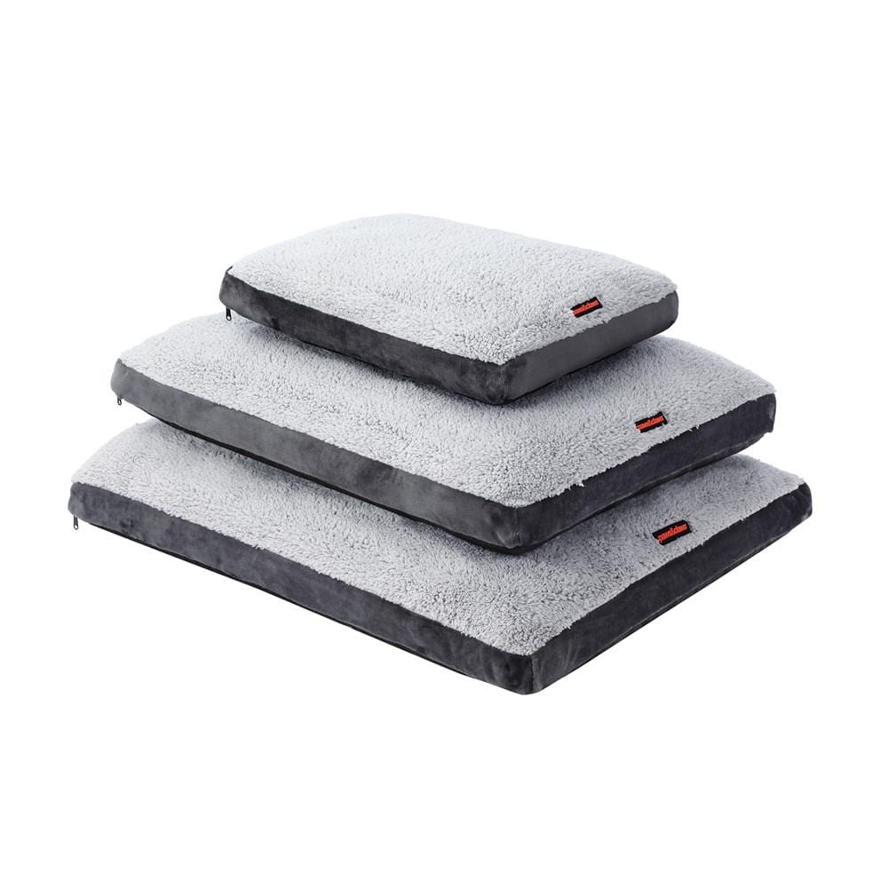 PRIMO PLUSH MATTRESS LARGE
100X80X12CM GREY/CHARCOAL - Brilliant Co