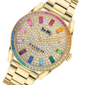 Coach Preston Rainbow Crystal and Gold Steel Women's Watch - Brilliant Co