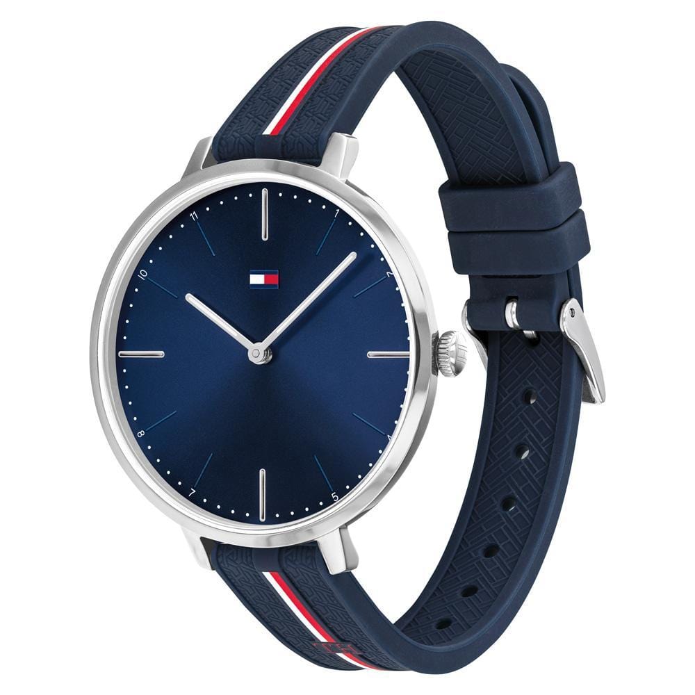Tommy Hilfiger Navy Silicone Ladies Sports Watch - 1782154 - Brilliant Co