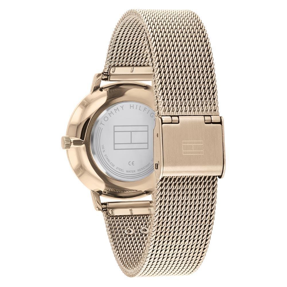 1782740 Tommy Hilfiger Tea Carnation Gold Mesh Ladies Watch - 1782287