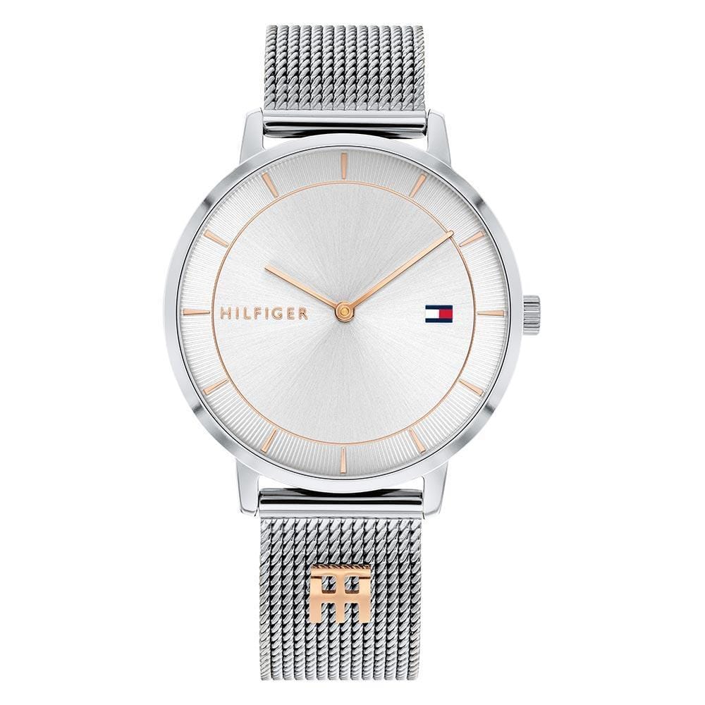 Tommy Hilfiger Tea Silver Mesh Ladies Watch - 1782288 - Brilliant Co