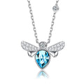 Bee Crystal Blue Necklace Embellished With Swarovski¬Æ Crystals