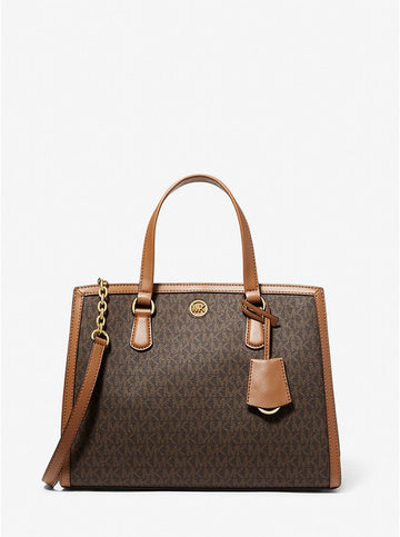 Michael Kors Chantal Medium Logo Satchel