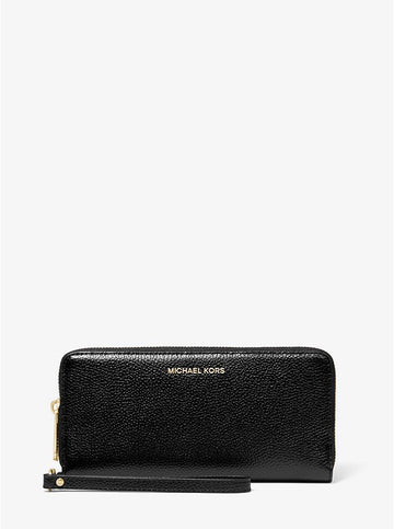 Michael Kors Pebbled Leather Continental Wristlet