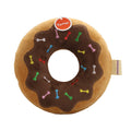 Paws & Claws  FAST FOOD BROWN MEGA DONUT SQUEAKER - Brilliant Co