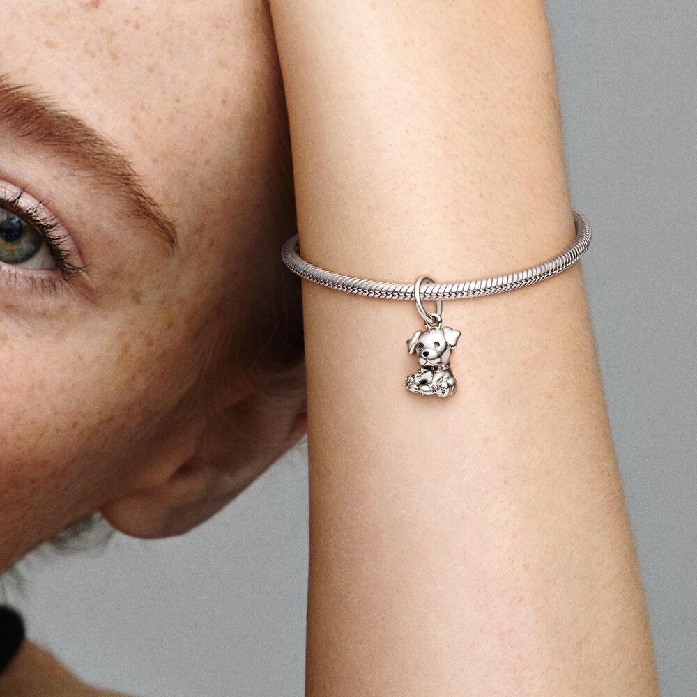 Labrador Puppy Dog Dangle Charm