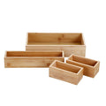 BAMBOO ORGANISATION TRAY SET
4PC 32X16X7CM - Brilliant Co