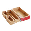 BAMBOO ORGANISATION TRAY SET
4PC 32X16X7CM - Brilliant Co