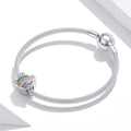 Solid 925 Sterling Silver Rainbow Fish Pandora Inspired Charm