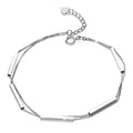 Solid 925 Sterling Silver Modern Minimalist Bracelet