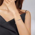 Solid 925 Sterling Silver Modern Minimalist Bracelet