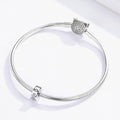 Solid 925 Sterling Silver Edge Pandora Inspired Charm - Brilliant Co