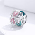 Solid 925 Sterling Silver Dragonfly Animal Pandora Inspired Charm - Brilliant Co