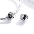 Solid 925 Sterling Silver Black Cat Over the Moon Pandora Inspired Charm - Brilliant Co