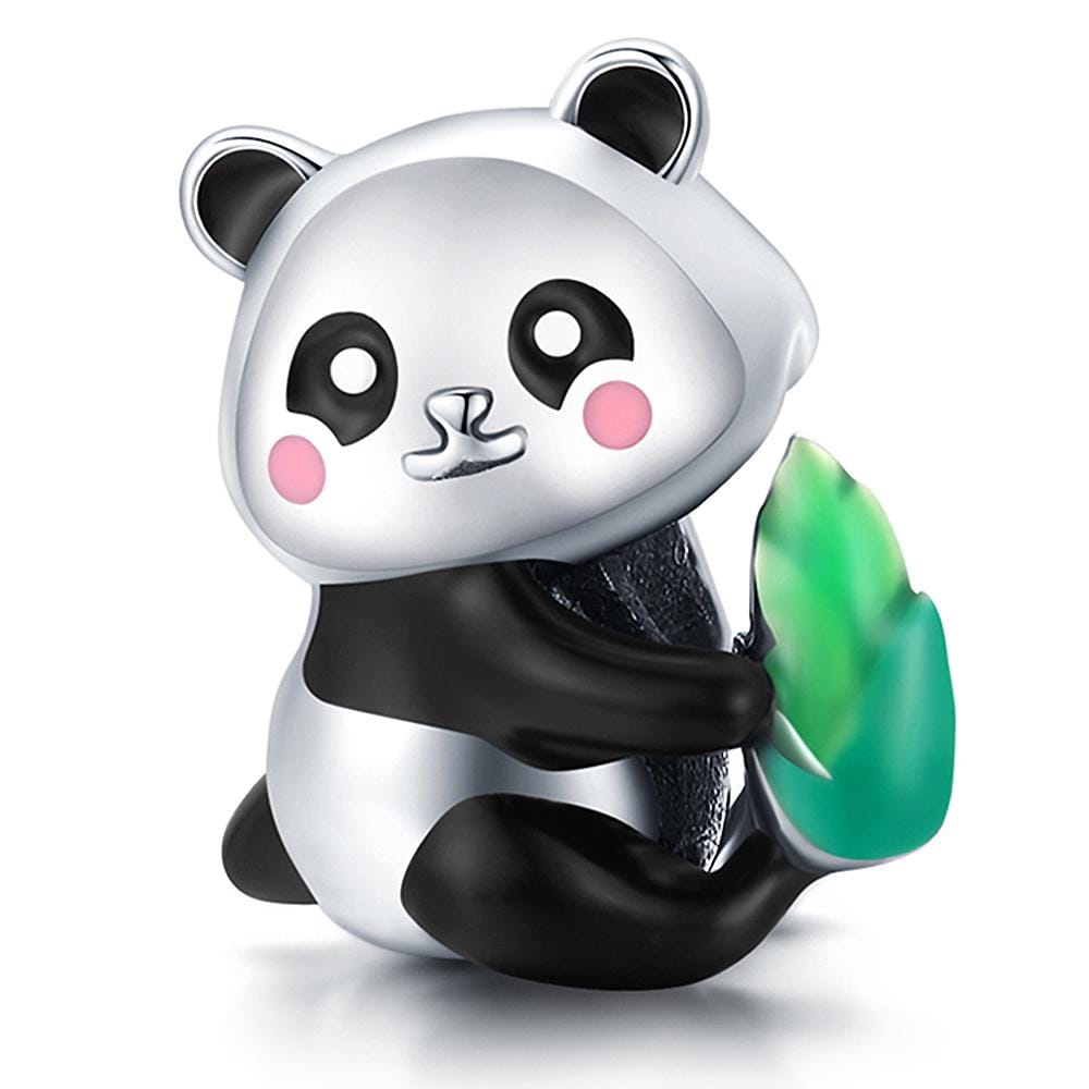 Solid 925 Sterling Silver Baby Panda Pandora Inspired Charm