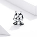 Solid 925 Sterling Silver Baby Zebra Pandora Inspired Charm - Brilliant Co