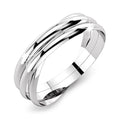 Solid 925 Sterling Silver Russian Love Ring