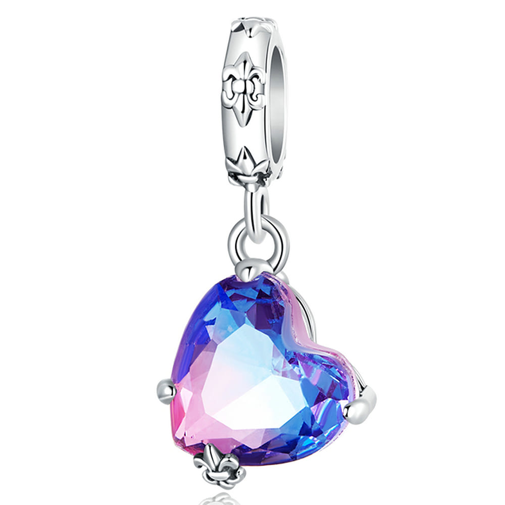Solid 925 Signature Silver Love In The Galaxy Charm