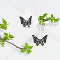 Solid 925 Sterling Silver Antique Butterfly Stud Earrings - Brilliant Co