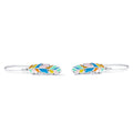 Solid 925 Sterling Silver Samba Dream Colourful Feathers Charms