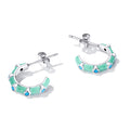 solid-925-sterling-silver-blue-caterpillar-c-hoop-earrings-4