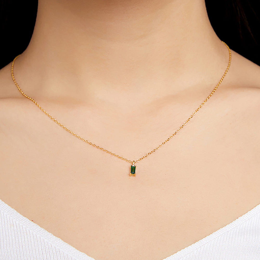 Solid 925 Signature Silver Egyptian Dainty Gold Layered Necklace