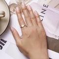 Solid 925 Sterling Silver Sunny-Side Up Daisy ring