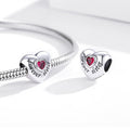 Boxed Solid 925 Sterling Silver Bolded Heart Forever Sister Inscription and Footprint Charms