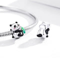 Boxed Solid 925 Sterling Silver Baby Panda and Baby Koala Charms - Brilliant Co