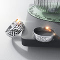 Boxed Solid 925 Sterling Silver Go For Classic 2 Pc Ring Set