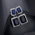 Leticia Bloom Earrings in Sapphire - Brilliant Co
