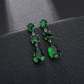 Ariel Bloom Earrings in Emerald - Brilliant Co