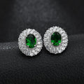 Diana Bloom Earrings in Emerald - Brilliant Co