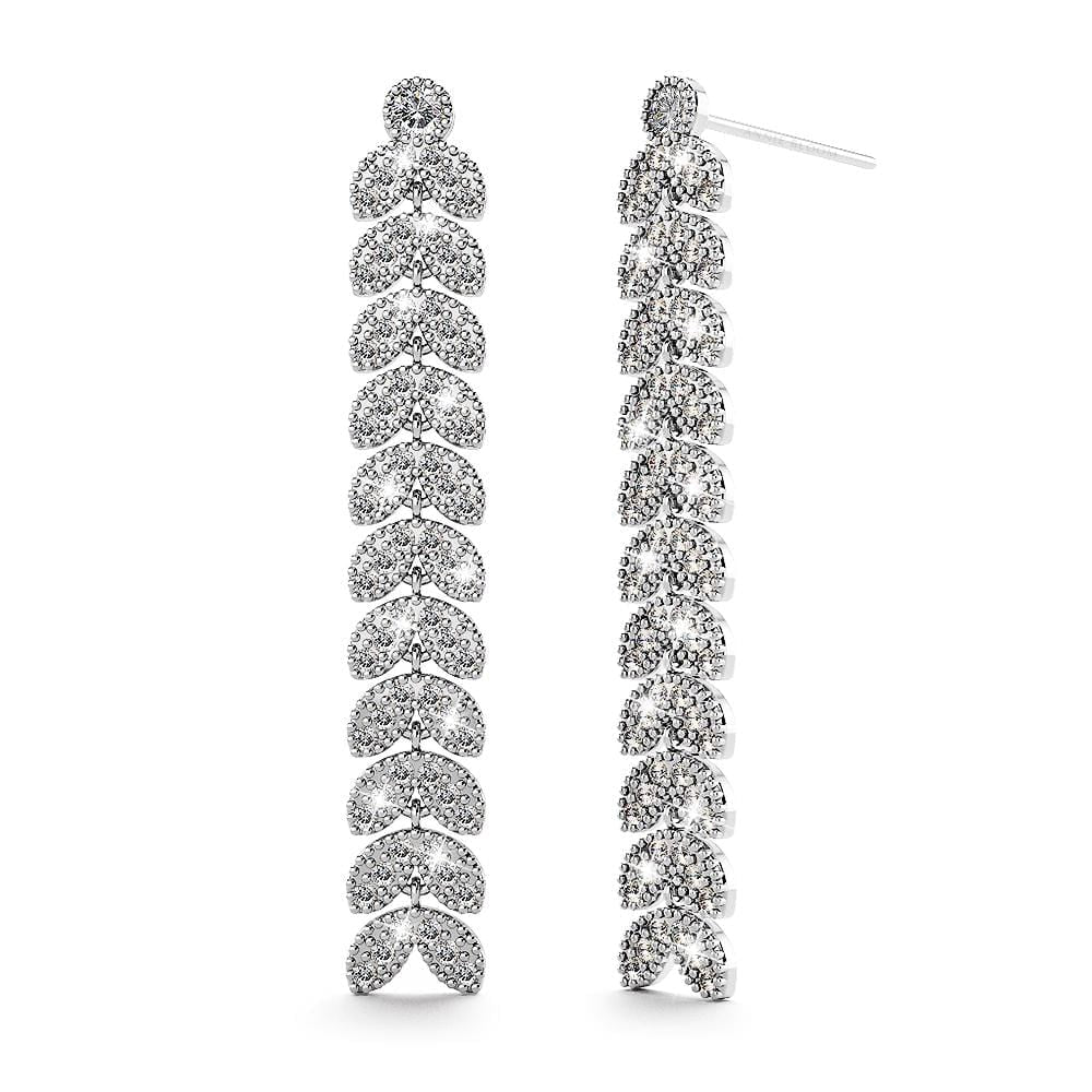 Shiny Adiel Bloom Earrings Clear - Brilliant Co