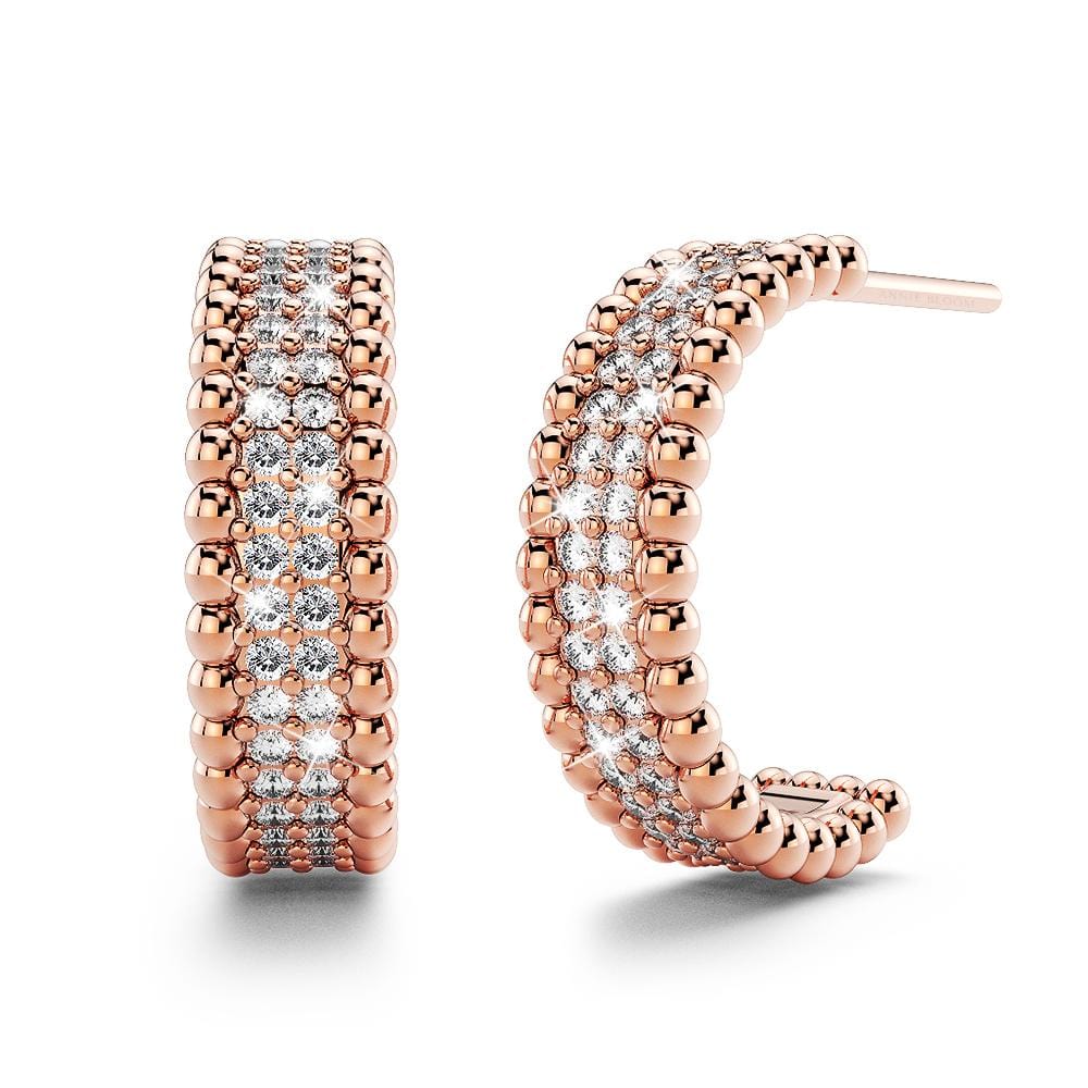 Carlin Bloom Earrings Clear - Brilliant Co
