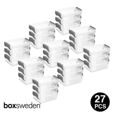 Boxsweden  MINI STACKER BOX/FOOD STORAGE /PANTRY ORGANISER  170ML 27PCS