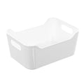 Boxsweden CRYSTAL STORAGE CONTAINER MED - WHITE 4PC PACK - Brilliant Co