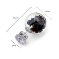 Stardust Bubble Earrings Black - Brilliant Co