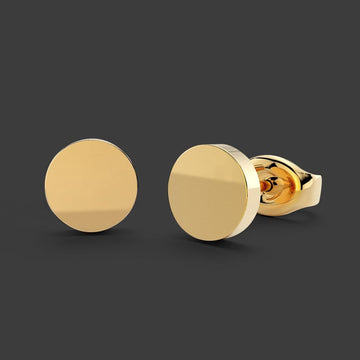Simplicity Stud Earrings 8mm - Brilliant Co