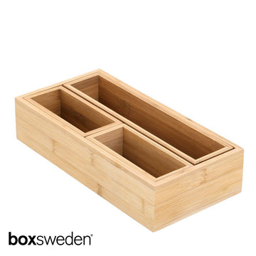 Boxsweden  BAMBOO ORGANISATION TRAY SET